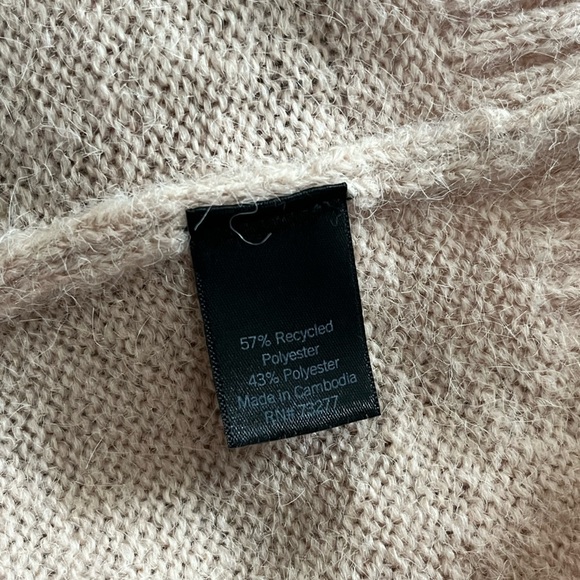 NWT LC Lauren Conrad Balloon Sleeve Floral Sleeve Chunky Knit Cardigan - Picture 11 of 11